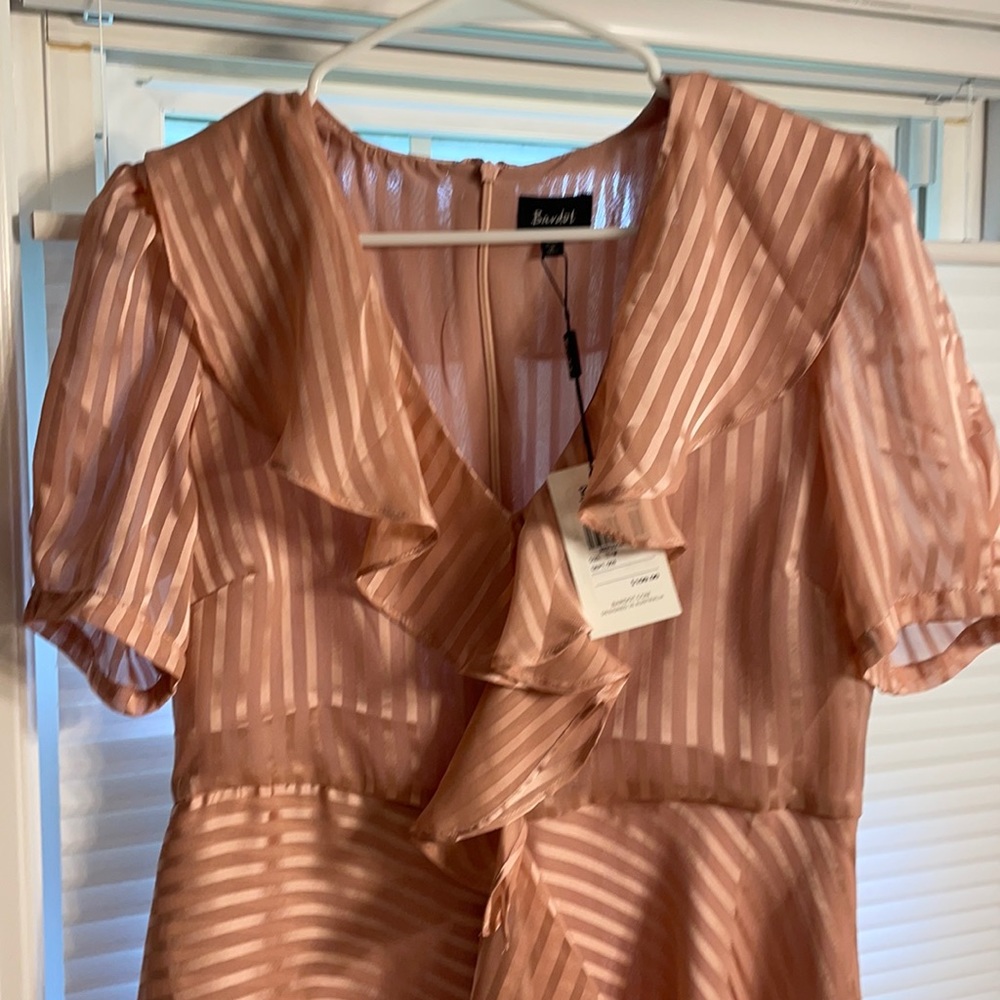 Bardot pink mini dress